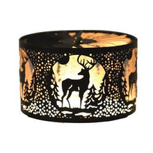 Load image into Gallery viewer, Black &amp; Gold Candle Carousel Shade - KELLY&#39;S SMELLIES
