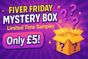Fiver Friday Mystery Box Limited Time Sampler Banner