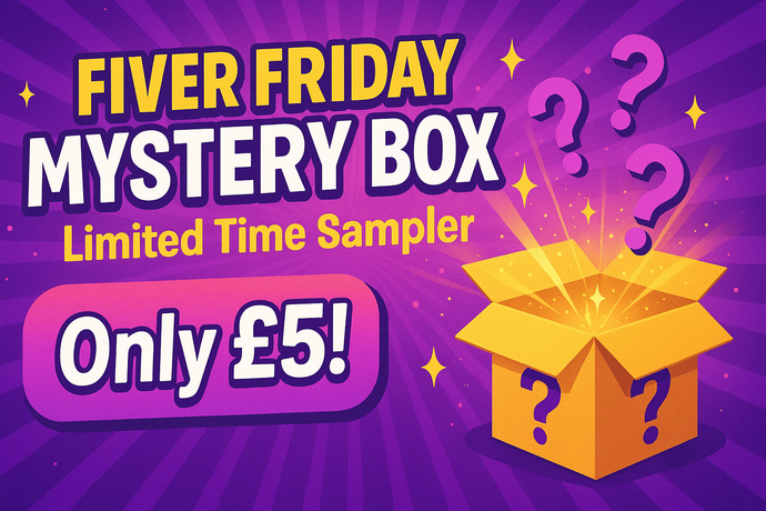 Fiver Friday Mystery Box Limited Time Sampler Banner