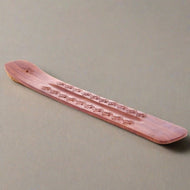Floral Wood Incense Stick Holder - KELLY'S SMELLIES