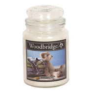 Fresh Clean Linen Candle By Woodbridge - KELLY'S SMELLIES