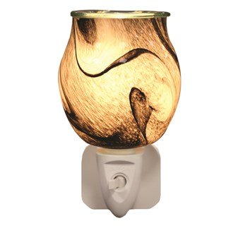 Grey Swirl Plug In Wax Melt Warmer - KELLY'S SMELLIES
