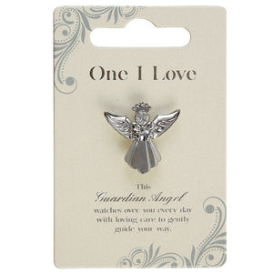 Guardian Angel One I Love Pin Badge