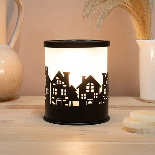 Cylinder skyline electric wax melt warmer contemporary style 