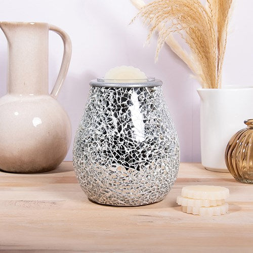 Desire Silver Mosaic Wax Melt Warmer
