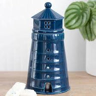 Navy Blue Lighthouse Oil & Wax Warmer - KELLY'S SMELLIES