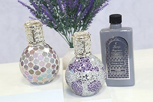 Purple & Silver Mosaic Fragrance Lamp - KELLY'S SMELLIES