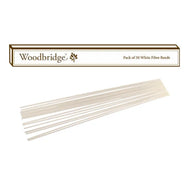 Pack Of 50 White Fibre Reeds For Reed Diffusers