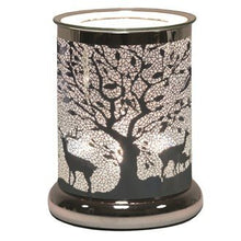 Load image into Gallery viewer, Silhouette Stag &amp; Woodland Deer Electric Wax Melt Warmer - KELLY&#39;S SMELLIES
