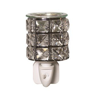Silver Crystal Electric Plug In Wax Melt Burner - KELLY'S SMELLIES
