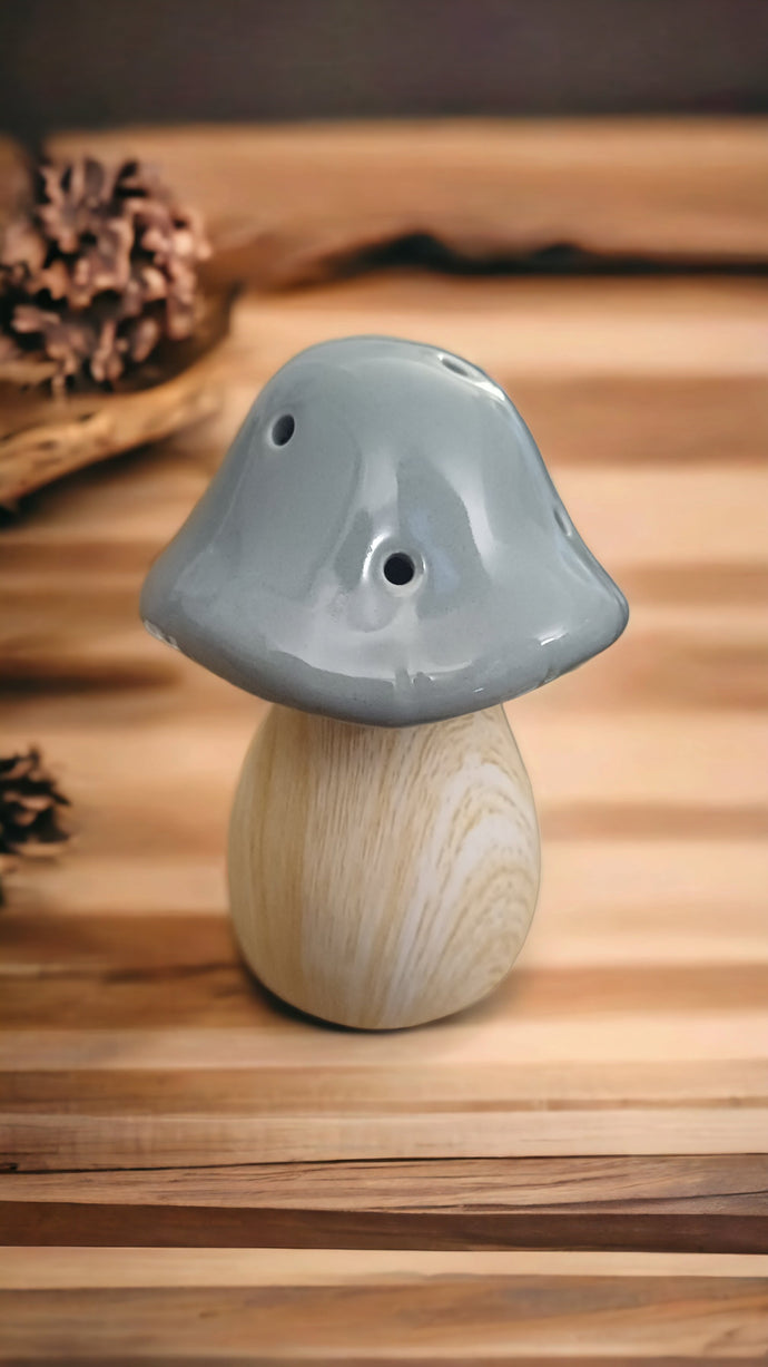 Small Grey Mushroom Glow Lamp - KELLY'S SMELLIES