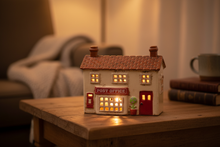 Load image into Gallery viewer, The Post Office glowing with tealight - lifestyle shot
