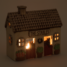 Load image into Gallery viewer, The Stables pottery candle holder product shot
