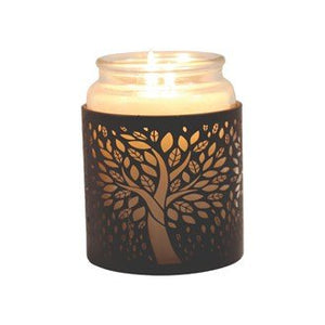 Tree Of Life Black Wax Melt Burner & Candle Holder - KELLY'S SMELLIES