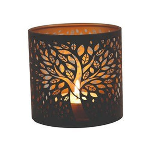 Tree Of Life Black Wax Melt Burner & Candle Holder - KELLY'S SMELLIES