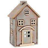 Village Pottery Large Beige House Tealight Holder - KELLY'S SMELLIES