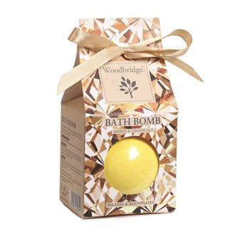 Amber & Ginger Lily Bath Bomb By Woodbridge