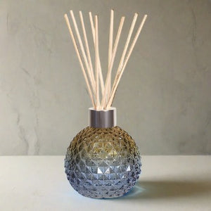 Blue Glass Diffuser Vase Complete With Reeds - KELLY'S SMELLIES